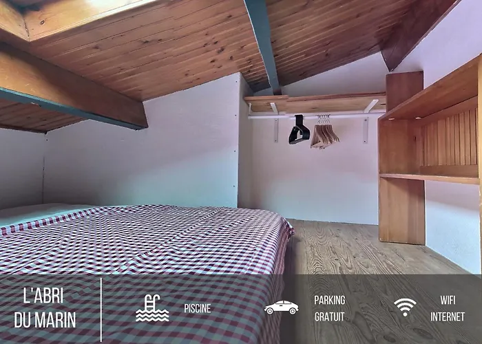 L'abri Du Marin - - Proche Plage, Parking, Wifi Appartamento *